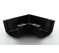 Marley Flowline RAF1 Square Gutter Angle 90 Deg Black