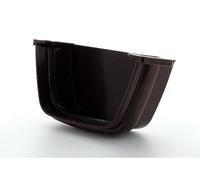 Marley Flowline REF2 Square Gutter Stopend External Brown