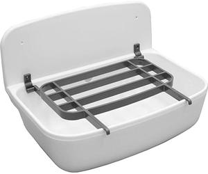 Marley Utility Sinks + Rust Wash Basin Garage Wandbecken Workshop Plastic