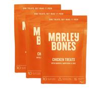 Marleybones Chicken Air-Dried Dog Training Treats 70g (Pack of 3) | 60% Fresh Chicken, Superfoods & Veggies | Natural Grain Free Adult & Puppy Treats | No Artificial Additives | All Life Stages