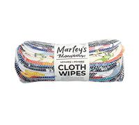 Marley's Monsters Cloth Wipes in Colorful Prints - 100% Cotton Flannel Reusable Wipes, 7x8in, Sustainable Multi-Purpose for Baby Care, Tissues, Cleaning & Picnics - Handmade in Eugene, Oregon