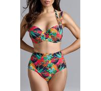 Marlies Dekkers Hula Haka Rainforest And Gold Plunge Balcony Bikini Top size 75D | Bikinis Outlet | Women | Yellow 75D