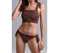 Marlies Dekkers Jungle Diva Brown And Dark Orange Bikini Top size 80D-E | Bikinis Outlet | Women | Brown 80D-E