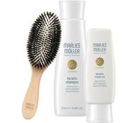 Marlies-Moeller Beauty-Haircare SpecialistsKeratin Hair Set Keratin Shampoo 200 ml + Keratin Cream Oil 100 ml + Travel Allround Hair Brush 1 Pc.