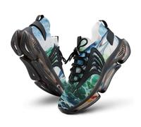 Marlin Leaping Out of Water Men's Running Shoe 11men（EUR45）