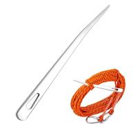 Marlin Spike and Paracord Needle Tool, Rope Slider and Splicing Aid for Knot Tying Sailing, Rigging, Bushcrafting, Camping and Paracord Craft Projects (Pack of 1)