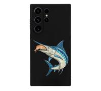 Marlin Swordfish Eating Fish Funny Phone Cases Compatible with Galaxy S23