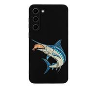 Marlin Swordfish Eating Fish Funny Phone Cases Compatible with Galaxy S23