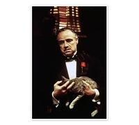 Marlon Brando - The Godfather Poster 60 x 90 cm Wall art Wall decor
