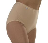 Marlon Ladies 3 Pair Boxed Smooth Cotton Full Briefs With Added Lycra. (24-26, Skintone)