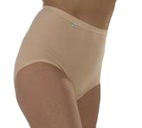 Marlon Ladies Smooth Cotton Full Briefs with Lycra / B302, Nude, 24/26