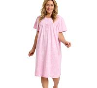 Marlon Women’s Marcia 40" Nightie, Dotty Floral Pink, 8-10