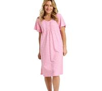 Marlon Women’s Melanie Soft Jersey Nightshirt, Floral Peach, 24-26