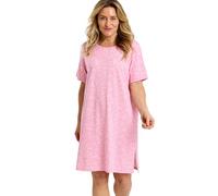 Marlon Women’s Melanie Soft Jersey Nightshirt | Knee Length, Short Sleeve, Comfortable Nightdress with Multiple Print Designs