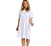 Marlon Women’s Melanie Soft Jersey Nightshirt, Spring Garden Blue, 20-22