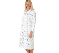 Marlon Women's Candace Printed Nightgown, Nina Ocean Blue, 16-18