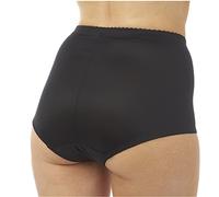 Marlon Women's Charlotte Control Knickers, Black (Black Black), S UK
