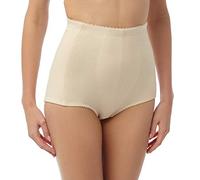 Marlon Women's Erin Tummy Shaper and Lift Control Brief Shapewear, Skin, Medium