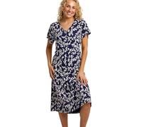 Marlon Womens Linzi Long Plus Size Soft Jersey Nightdress With Buttons -Comfort & Extra Coverage Loungewear Nightie For Her - Knitted Polycotton, Viscose Mix Or Pure Cotton, Night Star, 24-26