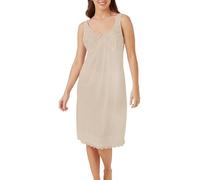 Marlon Women's P106 Freya Plain Full Slip, Beige, 18