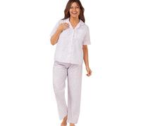 Marlon Women's Sadie Pyjama Sets, Pink Swirl, 10-12