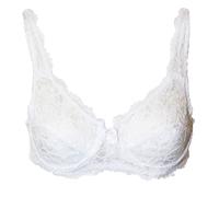 Marlon Women's Sarah Lace Underwired Bra in White | Size: 36C Marlon White 36C
