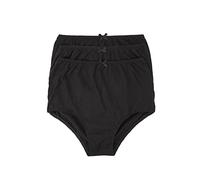 Marlon Womens Veronica Black 100% Cotton Full Brief Pack Of 3, 16-18