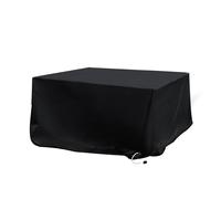 Marlow 242cm Outdoor Furniture Cover Waterproof Rain UV Protector for Garden in Black Marlow Black