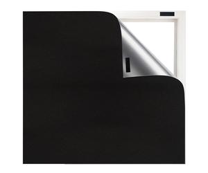 Marlow 2PC Blackout Blinds Stick On 100% Blockout Curtain Window Shades Film in Black | Size: 145 cm Marlow Black 145 cm