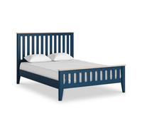 Marlow Blue Painted 4ft 6in Double Slatted Bed