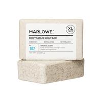 MARLOWE. No. 102 Men's Body Scrub Soap 7 oz | Best Exfoliating Bar for Men | Made with Natural Ingredients | Green Tea Extract | Amazing Scent