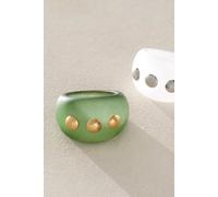 Marlowe Resin Ring at Free People in Sage, Size: US 8 - female