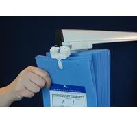Marlux F72/1950A-PB Fast Fit Antibacterial Disposable Curtains - Pastel Blue 7.2mtr Wide