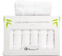 Marmaris Co. Set of 6 Luxury Wash Cloths for Your Face Viscose Bamboo & Turkish Cotton