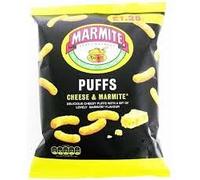 Marmite Cheese Puffs, 18 Bags x 60g, Savoury Crisps Snack