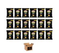 Marmite Flavoured Crisps - Yeast Extract Potato Crisp | Crunchy Savoury British Snack for Marmite Lovers, Bold Umami Flavour | Lunchboxes, Sharing & Office Snacks (Yeast Extract Crisps, 18Pack x 65g)