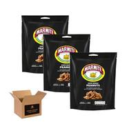 Marmite Flavoured Lovers - Yeast Extract Potato Crisp | Crunchy British Snack, Bold Umami Flavour | Lunchbox Snack (Pack 3, Oven Baked Peanuts 190g)