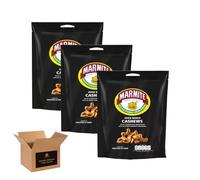 Marmite Flavoured Lovers - Yeast Extract Potato Crisp | Crunchy British Snack, Bold Umami Flavour | Lunchbox Snack (Pack 3, Oven Baked Cashews 90g)