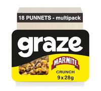 Marmite Lovers Selection Box - Marmite Snacks, 30% less fat than crisps - Packaging may vary - Total 18 Vegan Healthy Snacks multipack