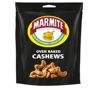 Marmite Oven Baked Cashews | Cashews Sharing Nuts Snacks | Baked with Marmite Seasoning | 110g - 2 Pack