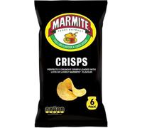 Marmite Snack Crisp Bundle with Marmite Multipack Crisps 6x25g (12 Pack) | Suitable for vegans | Premium product