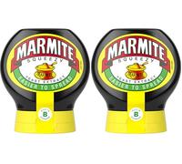 Marmite Squeezy Yeast Extract sustainably grown yeast breakfast spread for the whole family 200 g (Pack of 2)