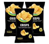 Marmite Yeast Extract Flavour Potato Crisps, Perfectly Crunchy, No Artificial Flavours, Suitable for Vegans, 6 Pack x 25g, Pack Of 3
