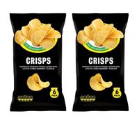 Marmite Yeast Extract Flavour Potato Crisps, Perfectly Crunchy, No Artificial Flavours, Suitable for Vegans, 6 Pack x 25g Pack Of 2