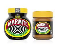 Marmite Yeast Extract Jar Rich in Vitamin B, 250g with Marmite Crunchy peanut Butter Rich in Vitamin B, 225g