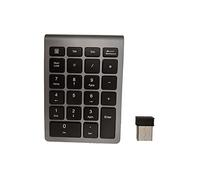 MARMODAY Bluetooth Wireless Number Pads Numeric Keypad 22 Keys Portable Financial Accounting Number Keyboard Extensions Compatible for Laptop/Notebook PC Computer (Grey)
