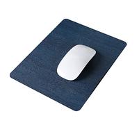 MARMODAY Mouse Pad with Stitched Edge, Nonslip Rubber Base Washable Mouse Pad, Smooth Resin Surface Gaming Mouse Pad for Laptop Computer Home Office (Dark Blue, 7.5 x 9.4 Inch)