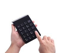 MARMODAY Wireless Numeric Keypad 19 Full Size Keys Ultra Slim Lightweight Ergonomic Number Pad Financial Accounting Pad for Laptop Desktop, PC, Surface Pro,Notebook (B)