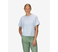 Marmot AirExchange SolarShield Crew T-shirt short sleeve bluish white Women - XS
