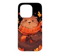Marmot Autumn Season Autumn Leaves Thanksgiving Case for iPhone 15 Pro